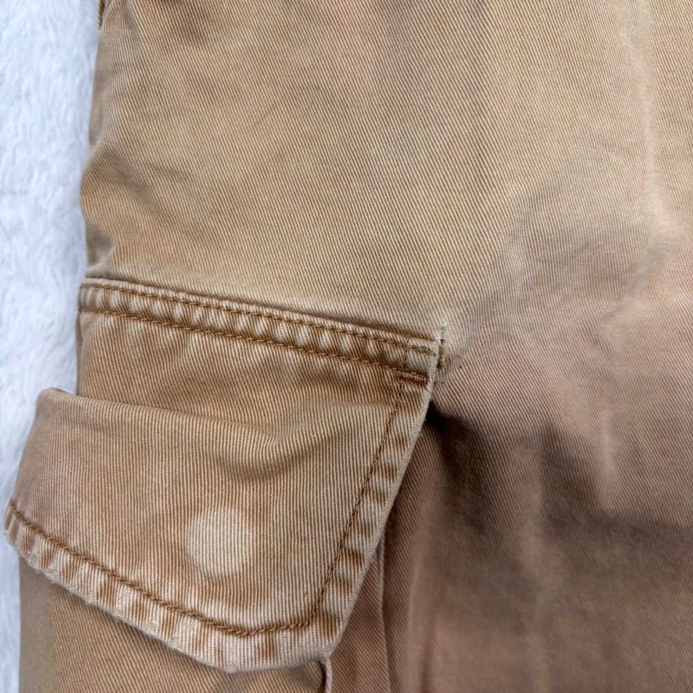 VTG 90s Ralph Lauren Polo Jeans Co Cargo Short Men 38 Tan Military Paratrooper - Picture 9 of 16
